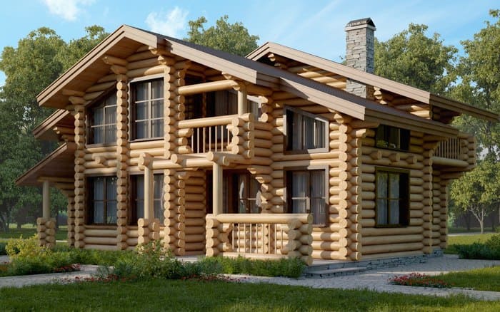 Правильный деревянный дом